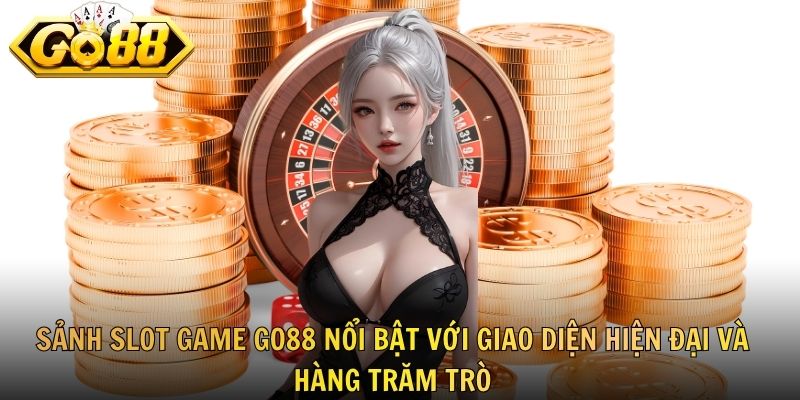 Sảnh slot game GO88 nổi bật với giao diện hiện đại và hàng trăm trò