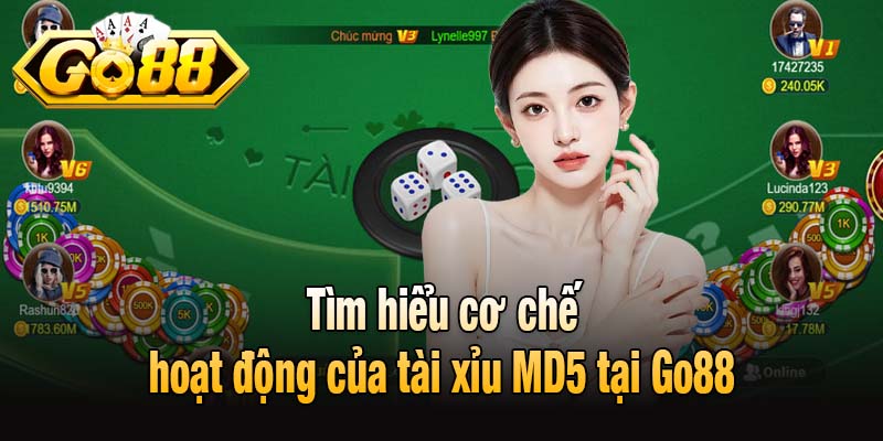 Tìm hiểu cơ chế hoạt động của tài xỉu MD5 tại Go88